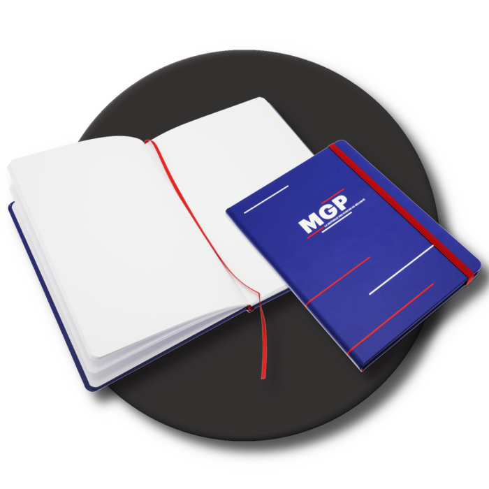 Cahier avec couverture rigide personnalisable carnet